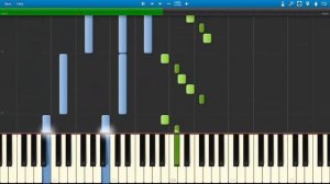 Run | in a Time Lapse - Ludovico Einaudi ( MIDI / Synthesia / Tutorial )