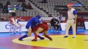 🇺🇦🇷🇺 Фёдор Дурыманов против Украинца . Чемпионат Европы по боевому самбо 2019