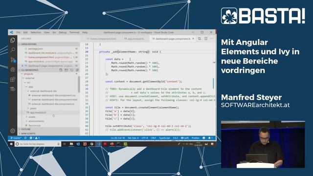 Mit Angular Elements und Ivy in neue Bereiche vordringen | Manfred Steyer смотреть онлайн