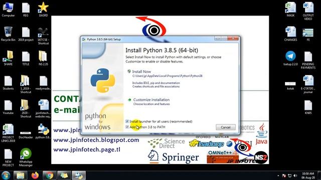 Python Installation in Windows 7 (in Tamil) தமிழில்