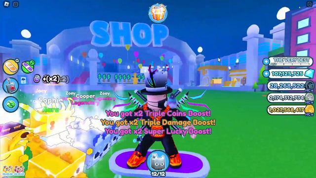 Как получить 2 ховерборда и 1 хуге пета бесплатно в Pet Simulator X смотреть онлайн