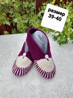 Следочки на двух спицах без шва.