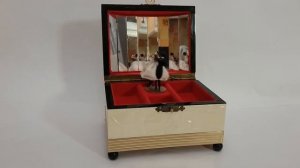Винтажная музыкальная шкатулка с балериной. 1960 г MAPSA Перламутровая Музыкальная Шкатулка.mp4