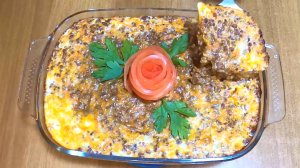 МЯСНАЯ ЗАПЕКАНКА с картошкой готовится на удивление просто