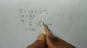 How many electrons in 1 coulomb charge