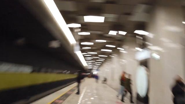 Станция метро Зюзино Москва Большая кольцевая линия / metro Zyuzino Moscow