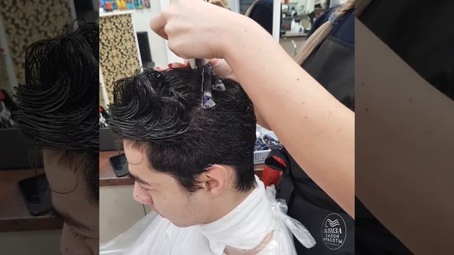 Мужская завивка волос Wella