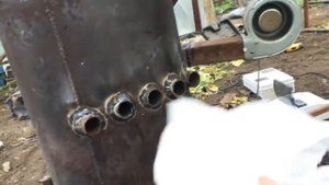 Не большая модернизация пеллетной печи