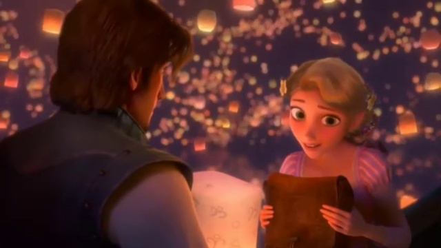 клип И сейчас я вижу свет//Рапунцель// смотреть онлайн