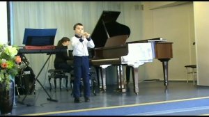 Голиков Платон (блокфлейта). А. Островский "Школьная полька"