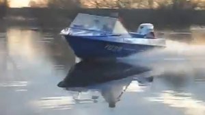 лодка Крым М под мотором Honda 40