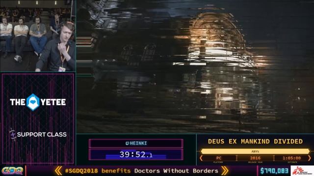 Deus Ex Mankind Divided by Heinki in 48:41 - SGDQ2018 смотреть онлайн