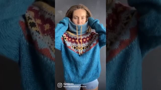 Миф или правда - Колется ли вязаный свитер ручной работы?) #lopapeysa #dreads #dreadsgirl