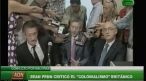 360 TV - Política: Sean Penn criticó el "colonialismo" británico