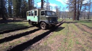 Дорога на Мультинские озера в мае. Алтай