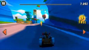 Angry Birds GO! Gameplay and Walkthrough Unlock Bomb and Finish the Seedway