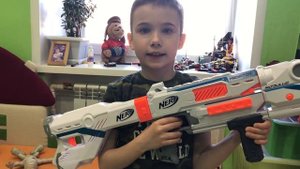 Nerf Game Alien vs Bogdan НЕРФ игра Папу Снова похитили ПРИШЕЛЬЦЫ