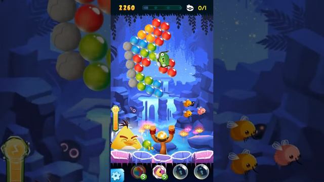 Angry Birds POP Bubble Shooter - Level 19. Gameplay Android смотреть онлайн
