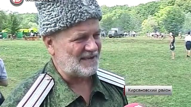 Казаки во всей красе показали себя на берегу Вороны