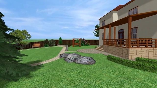 Эскизный проект озеленения участка, с.Счастливое, Киевская обл. смотреть онлайн