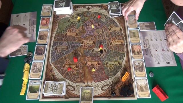 165 Плоский мир  Анк Морпорк   играем в настольную игру.