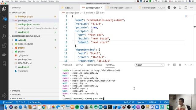 สอน NextJS Step By Step #Ep5 Yarn Dev Build Start Script