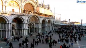 Венеция. Вечером после карнавала на площади San Marco Venice Carnival 2016 