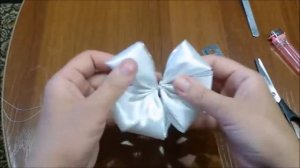 "Восьмёрочка" Крутой бантик с трубчатым регилином (тубуляр) пошагово для начинающих МК