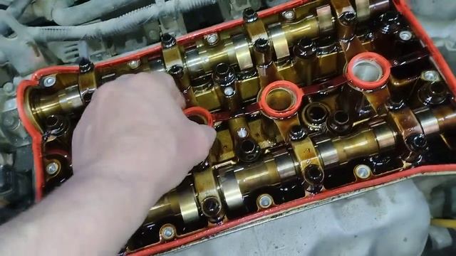 шевроле лачетти, течь клапанной крышки. смотреть онлайн