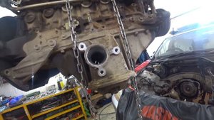 Toyota Mark II кузов 115  Замена ДВС   1G-FE Beams