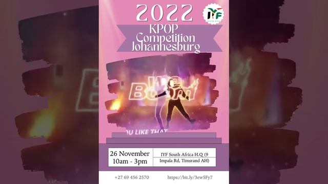 IYF South Africa Johannesburg KPOP Dance and Singing Competition