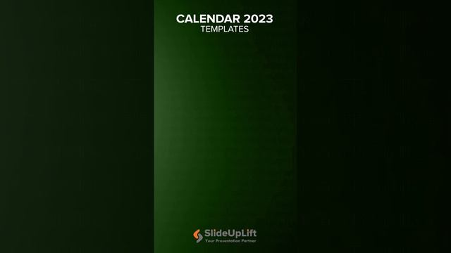 2023 #calendar template for #powerpoint and #googleslides. #presentation #event #calendario #2023