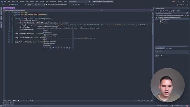 Logging .NET to AWS CloudWatch: Using Serilog смотреть онлайн