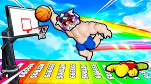 САМЫЙ КРУТОЙ СЛЭМДАНК НА 100,000,000 СТУДОВ! ROBLOX How Far Can You Dunk