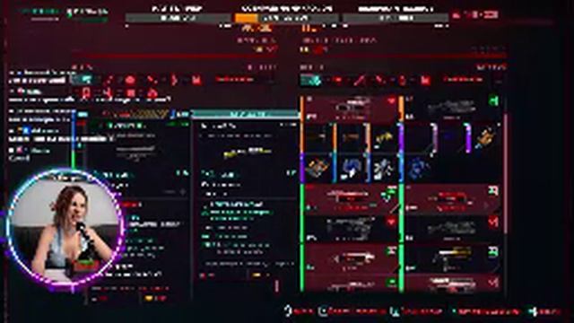 CYBERPUNK2077 Стрим девушка с вебкой. Прохождение игры КИБЕРПАНК 2077