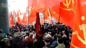 Киев. Провокация на открытии памятника Ленину