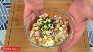 Два Салата из Консервированной Кукурузы ! Удачное Сочетание Недорогих Продуктов !