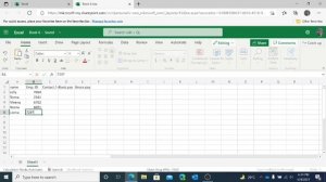 Microsoft Excel Online