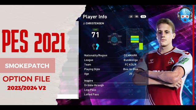 PES 2021 NEW SMOKE PATCH OPTION FILE 2023-2024 V2 смотреть онлайн