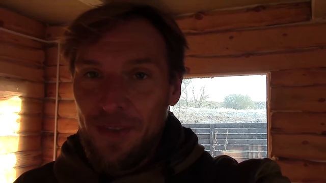 Первая зима на солнечном участке и необычная картина у Художника в ДЕРЕВНЕ смотреть онлайн