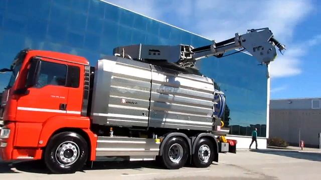 Демонстрация комбинированной каналопромывочной и илососной машины Moro (Италия) смотреть онлайн