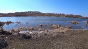 Береговая рыбалка на реке. СУДАК, ЩУКА, ОКУНЬ после схода льда. Спиннинг 2021.