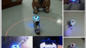 Музыкальная игрушка танцующий робот с подсветкой