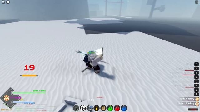 Сбривающий ветер?! Дыхание ветра в Project Slayer's! смотреть онлайн