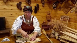 Мастер класс по плетению из болотной травы. Делаем подставку под горячее.
