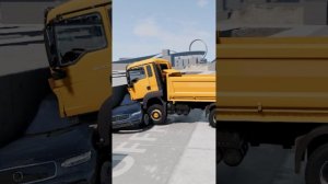 Volvo S 90 vs Truck Crush Test - BeamNG.drive