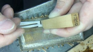 Пайка вертикальных трапов в судомоделизме м 1х250