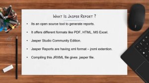 What is Jasper Report ?