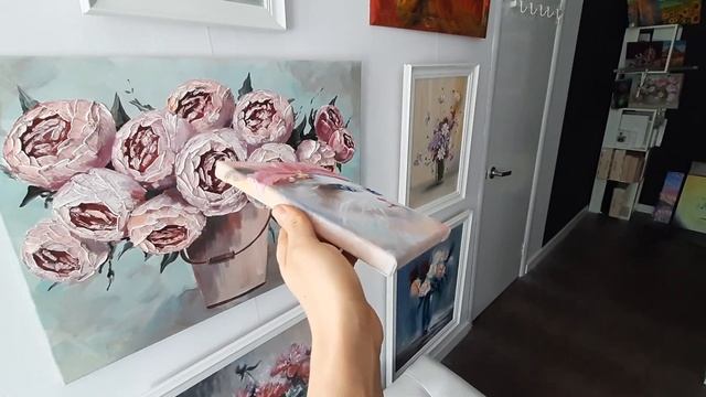 Картина Кошка маслом на холсте 20 на 15 см смотреть онлайн