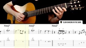 SLOW DANCING IN THE DARK (Joji) Guitar EASY TAB